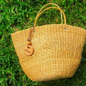 Vintage Espirit straw bag
